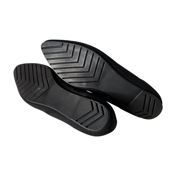 Katie & Kelly Jayde Pointed Toe Black Flats Size 6M Very Comfy - Picture 6 of 7